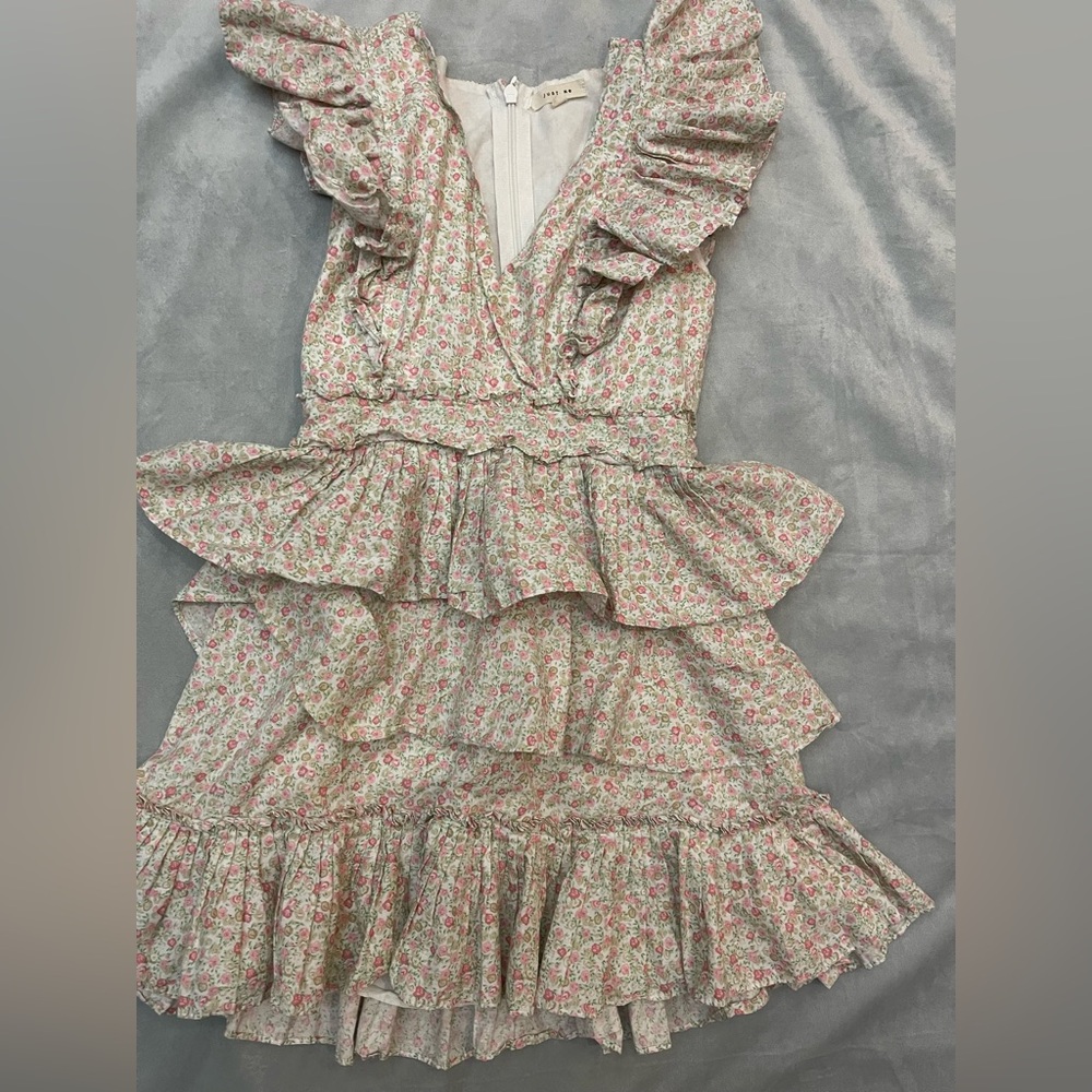 Just Me Floral Dress Women's Sleeveless Floral Dress Size Small.